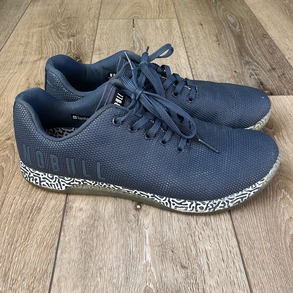 NoBull Navy Squiggle Trainer Athletic Shoes Blue